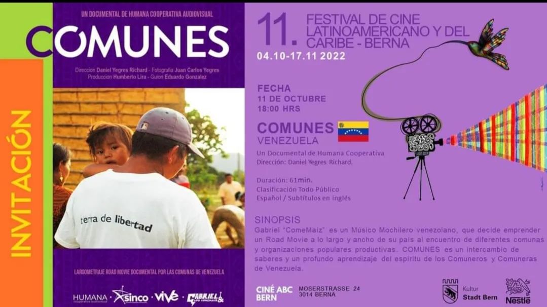 Venezuela presentó «Comunes» en XI Festival de Cine Latinoamericano y del Caribe de Berna