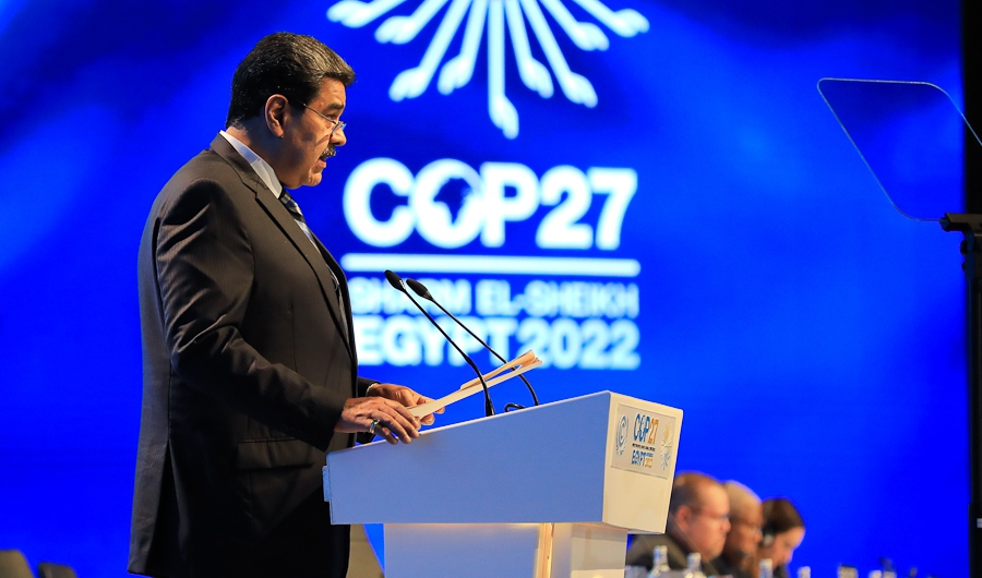 Presidente Maduro interviene en la XXVII Conferencia de la COP27