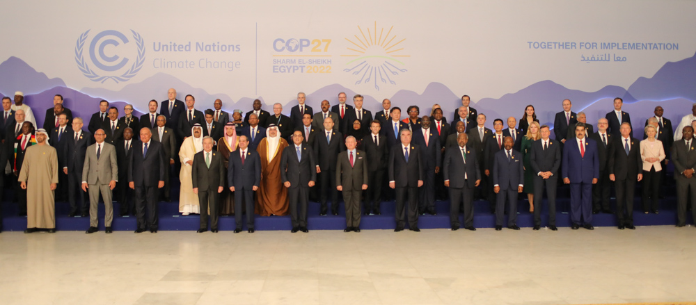 Jefes de Estado y de Gobierno instalan la COP27