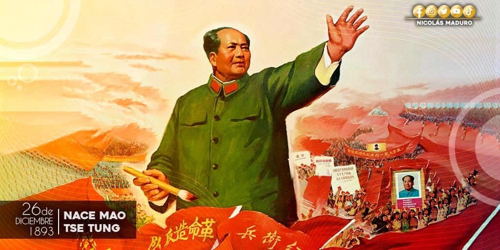 Gobierno Bolivariano enaltece al líder chino Mao Zedong, a 129 años de su natalicio