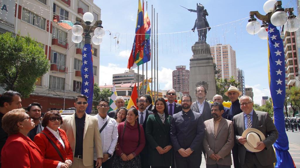 Embajada de Venezuela en Bolivia conmemora 192 años del paso a la inmortalidad del Libertador Simón Bolívar