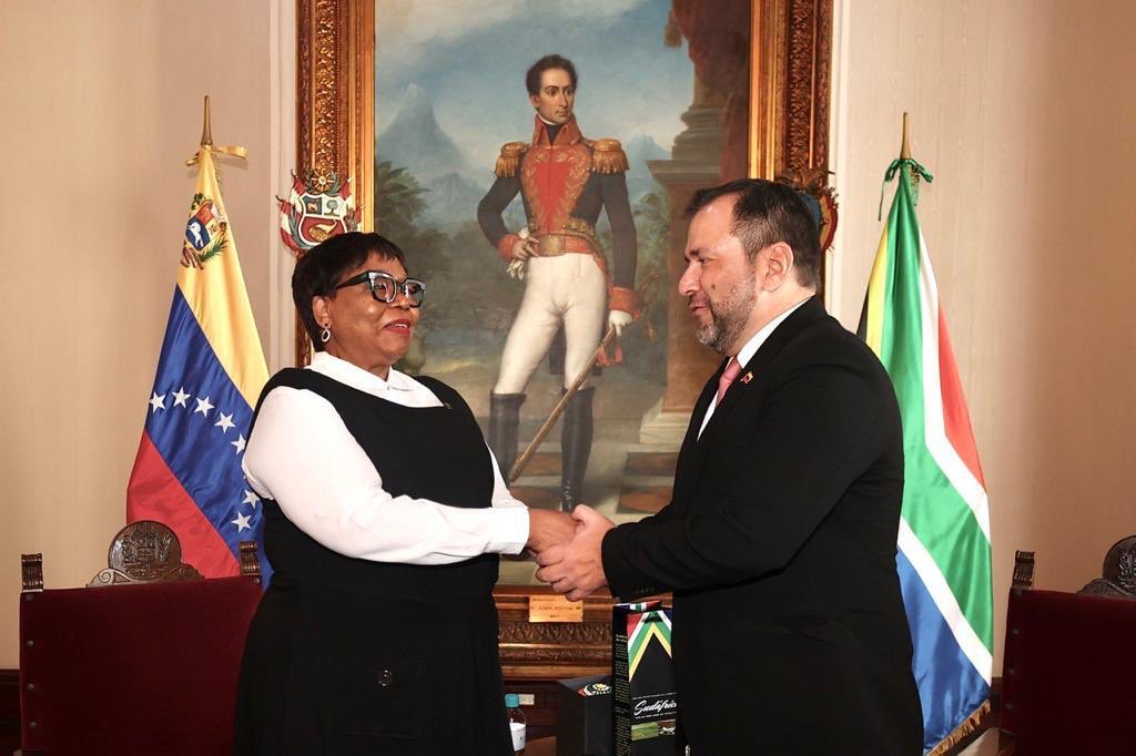 Venezuela y Sudáfrica ratifican voluntad de seguir fortaleciendo lazos de cooperación