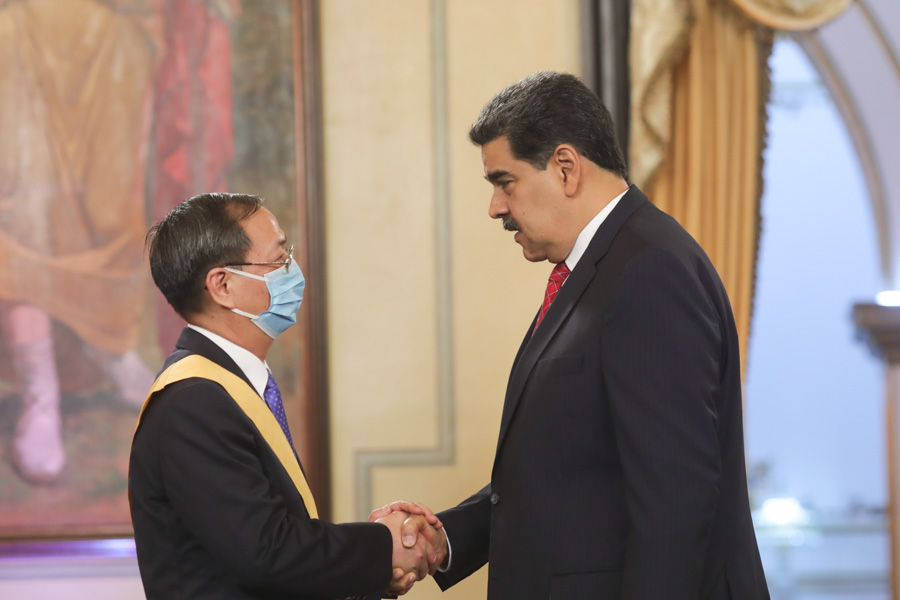 Presidente Maduro exalta labor diplomática del Embajador de la República Popular China