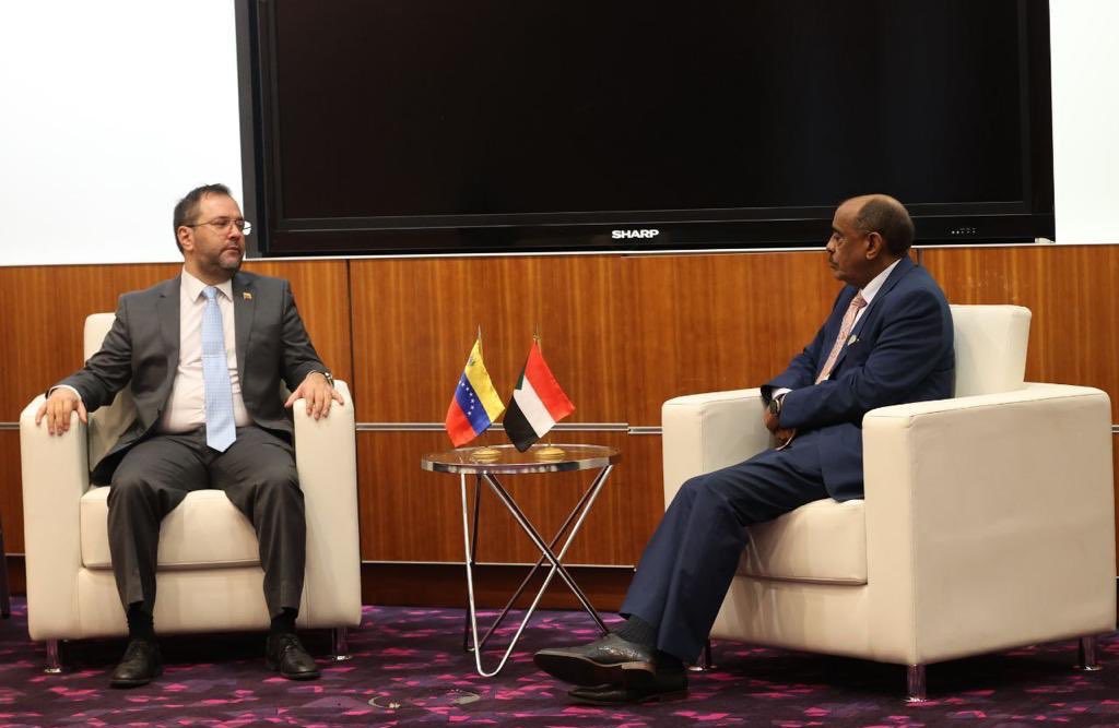 Venezuela y Sudán ratifican voluntad de profundizar intereses compartidos