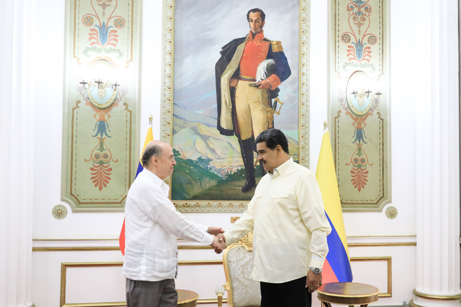 Venezuela y Colombia reafirman voluntad de dinamizar agenda bilateral