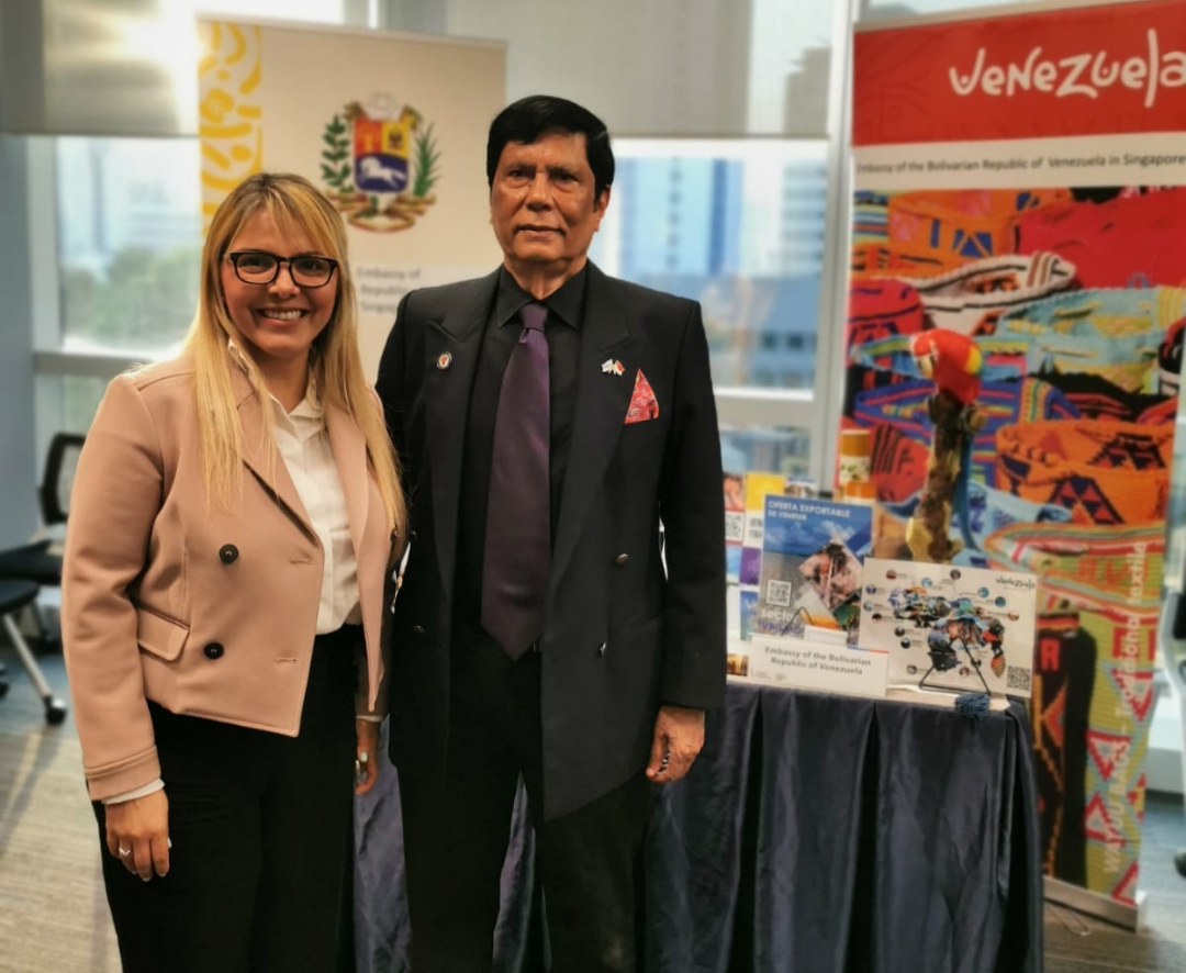 Embajada de Venezuela en Singapur participó en evento de promoción comercial y turístico