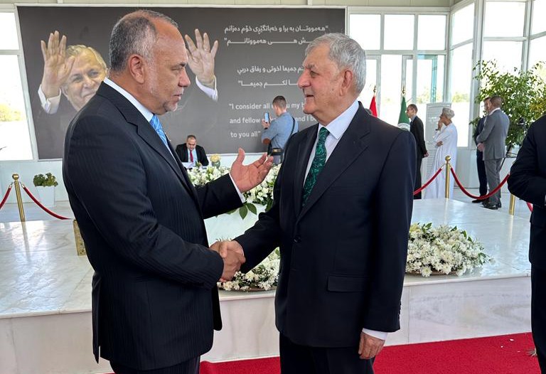 Presidente de la República de Irak y Embajador de Venezuela conversan en la ciudad de Sulaimania