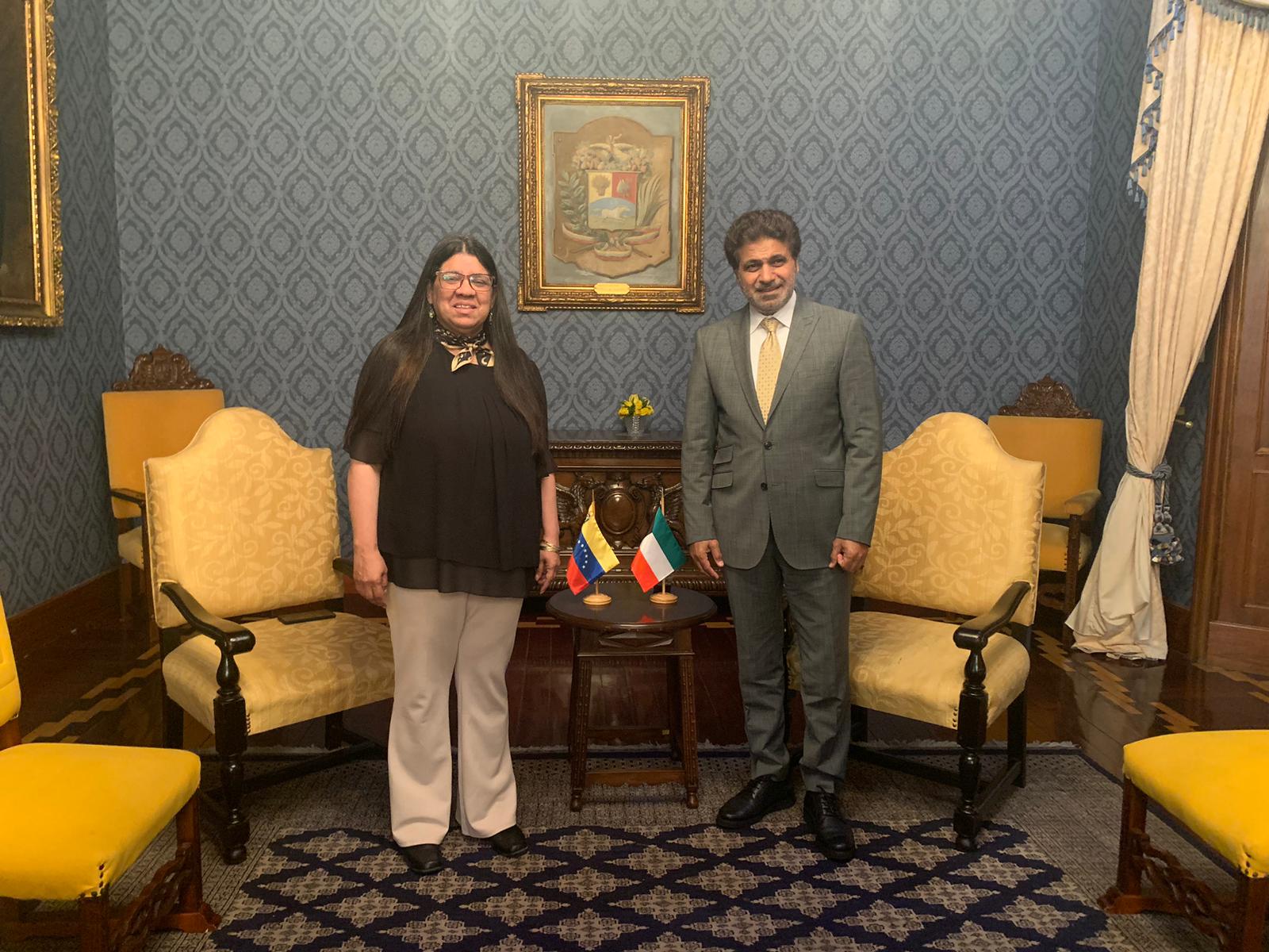 Venezuela y Kuwait comparten interés en profundizar la cooperación bilateral