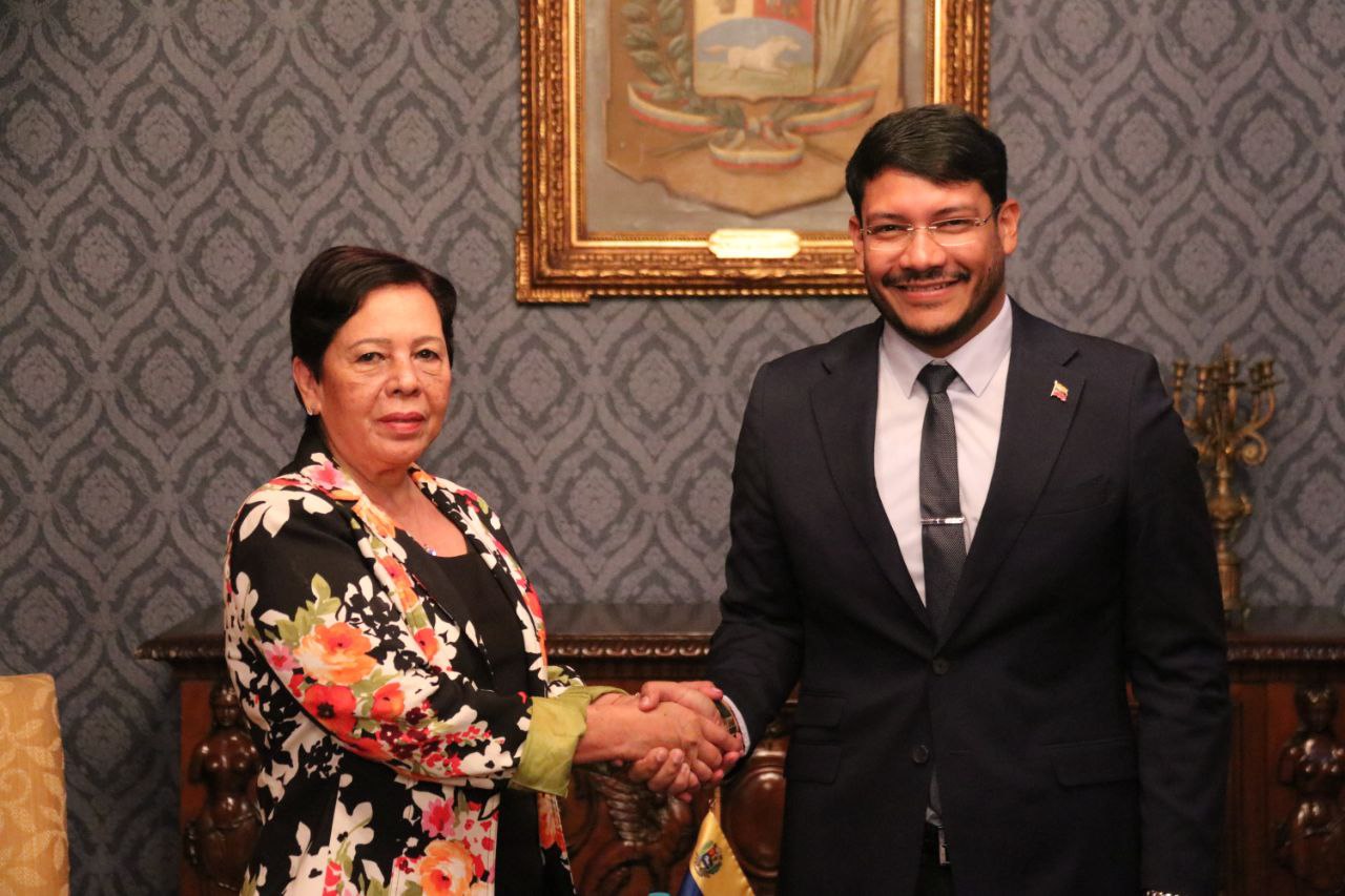 Viceministro Rander Peña dio la bienvenida a nueva embajadora de Nicaragua Daysi Torres
