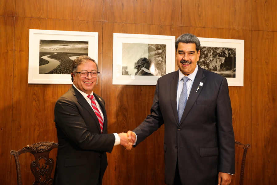 Presidentes Maduro y Petro revisan nexos diplomáticos y económicos