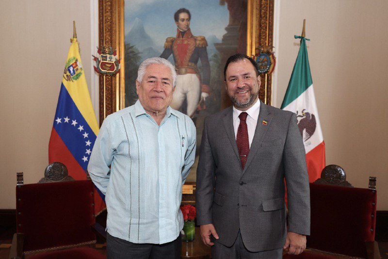 Venezuela y México trabajan en elevar los niveles de cooperación y alianza estratégica