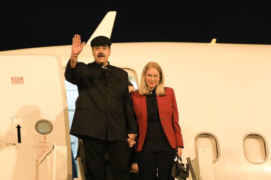 Presidente Nicolás Maduro arriba a Brasil