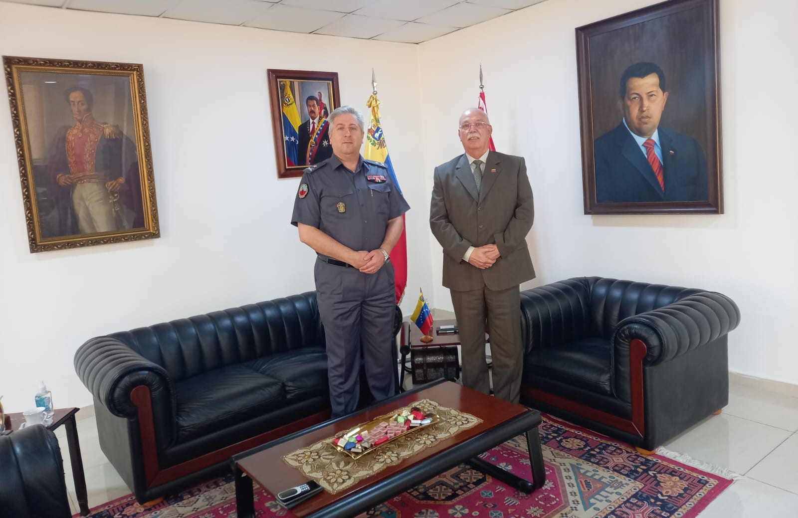 Jefe de Misión de Venezuela se reúne con responsable de Seguridad de las Embajadas de Líbano