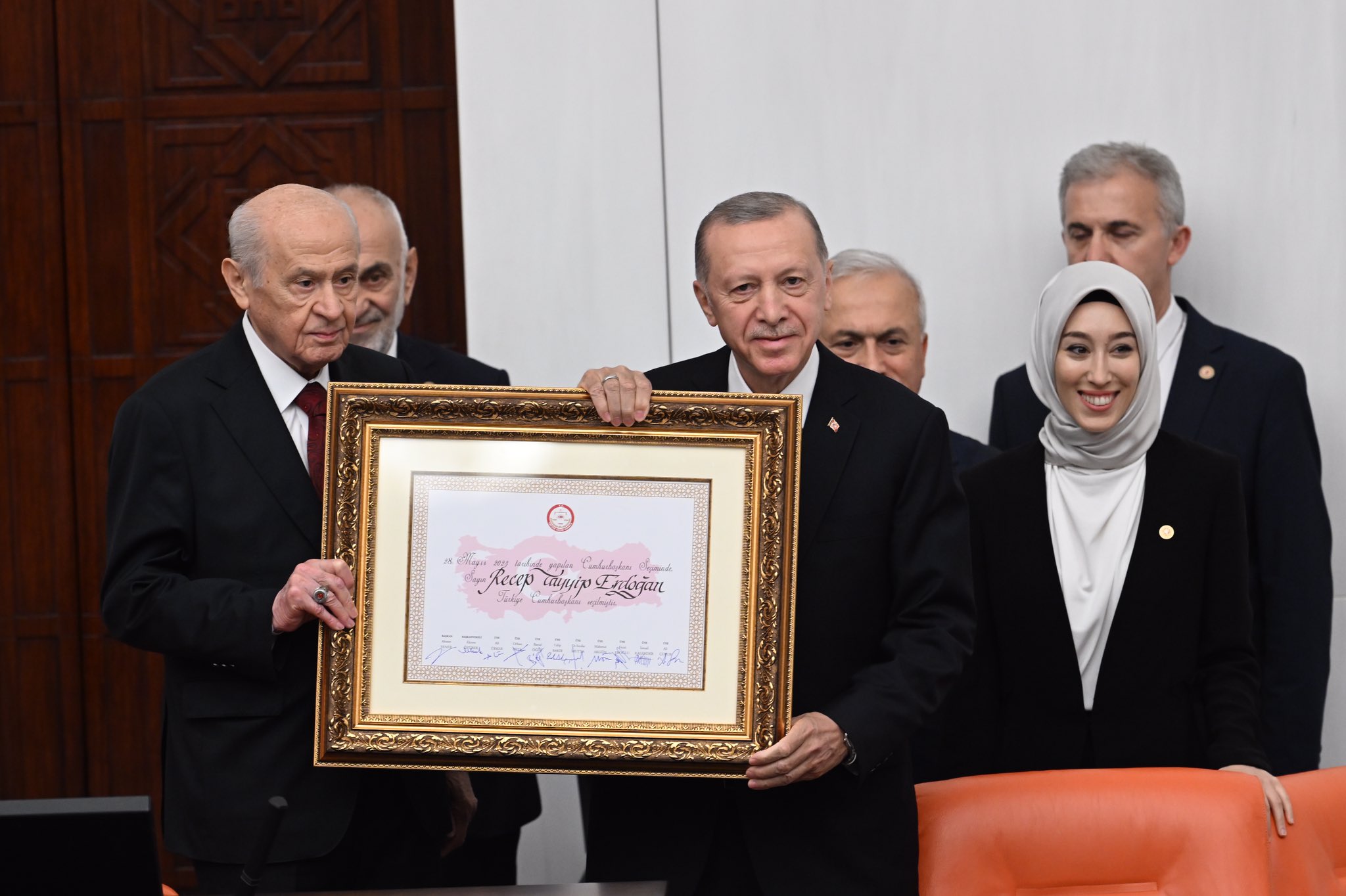 Presidente Erdogan presta juramento ante la Gran Asamblea Nacional