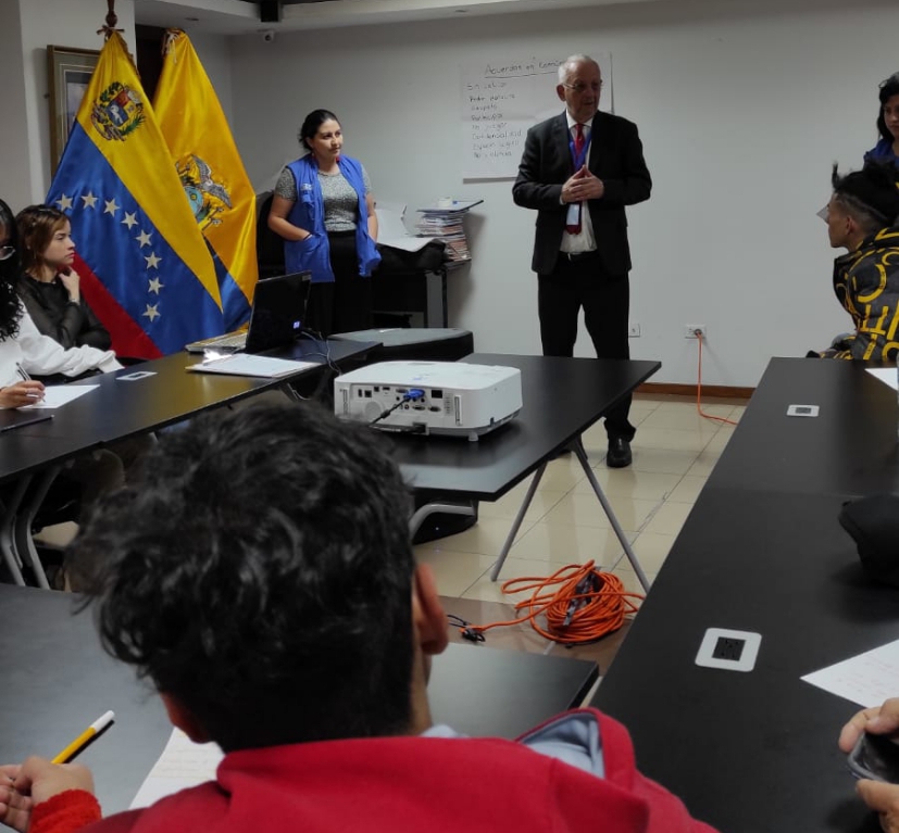 Consulado de Venezuela en Quito fortalece acciones colaborativas para protección social de connacionales
