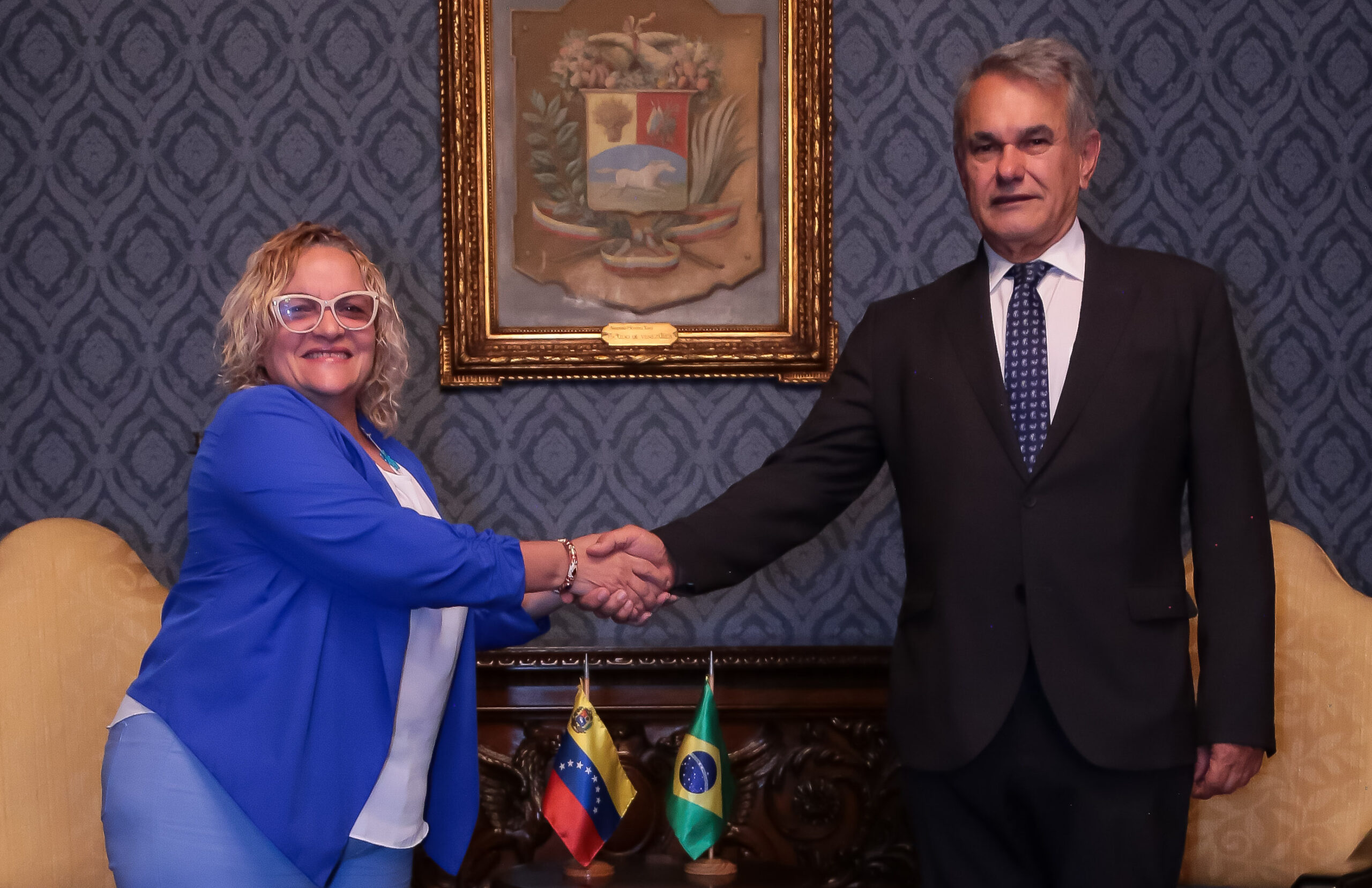 Viceministra Chacín sostiene reuniones bilaterales en materia comunicacional