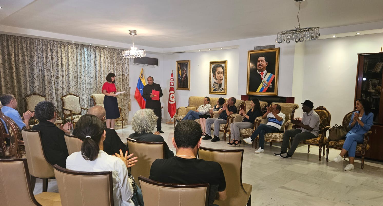 Desde Túnez celebran 212 años de la Independencia de Venezuela