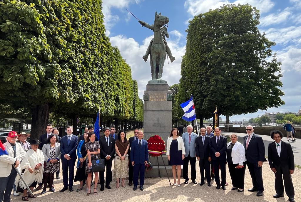 Embajada de Venezuela en Francia conmemora el 212° aniversario de la Firma del Acta de Independencia en París