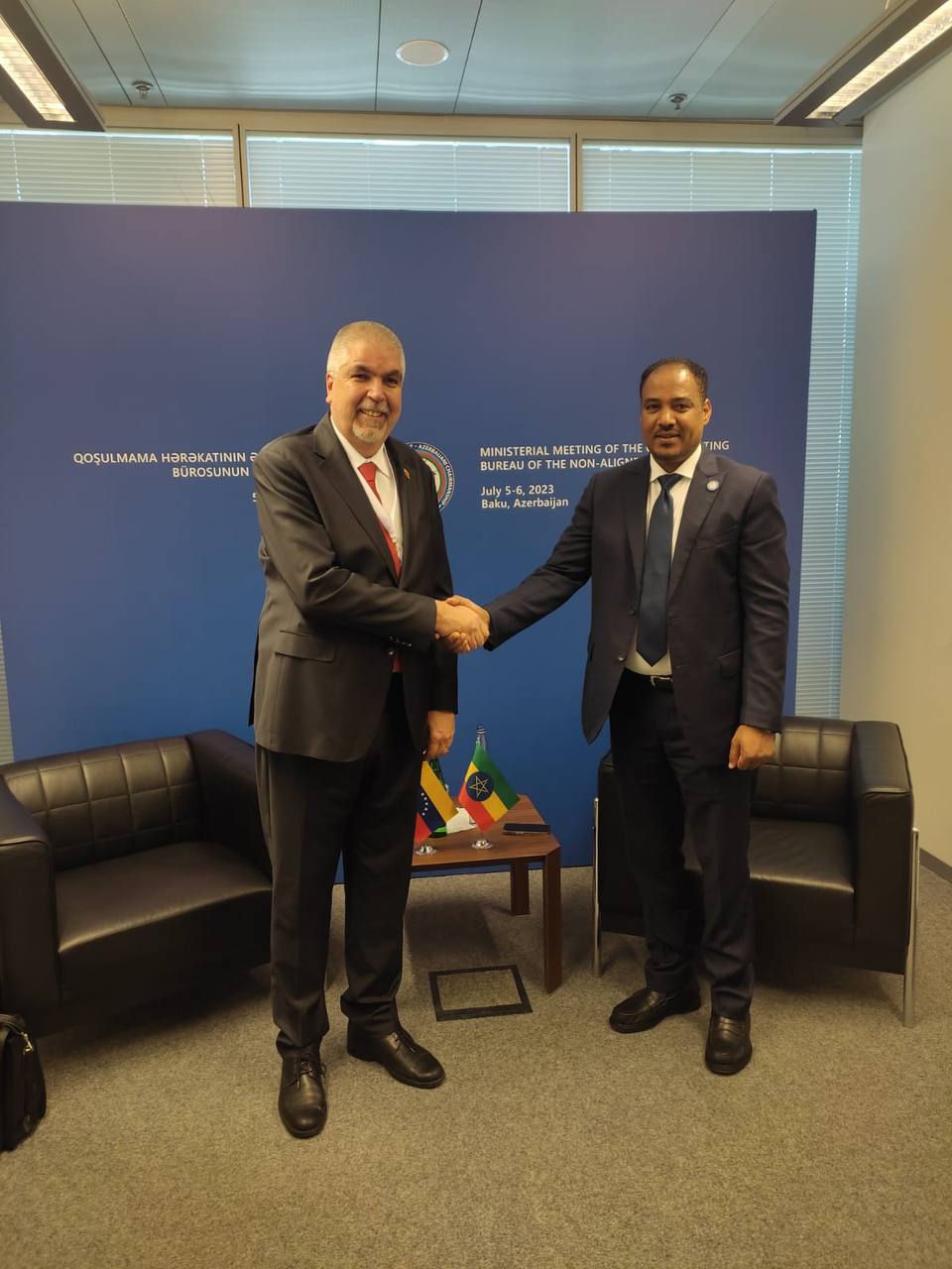 Venezuela y Etiopía afianzan lazos de cooperación en Azerbaiyán