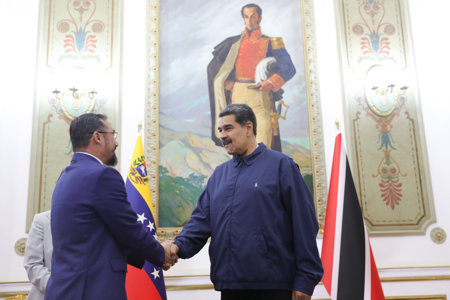 Presidente recibe al ministro de Energía e Industrias Energéticas de Trinidad y Tobago