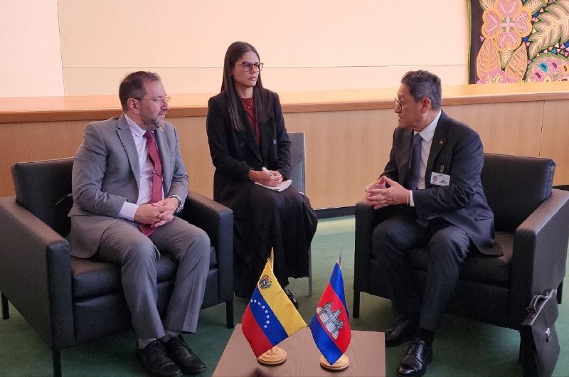 Venezuela y Camboya abogan por la creación de un mundo multilateral en la ONU