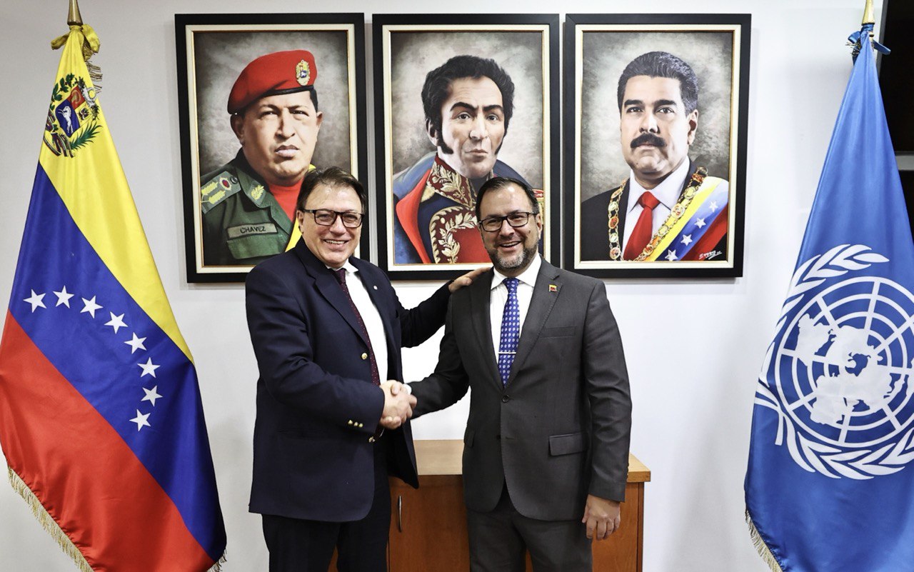 Canciller Yván Gil se reunió con el Director de la oficina de la Unesco para Venezuela