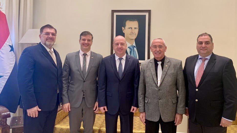 Embajador Biomorgi y Federación de Entidades Árabes Venezolanas sostienen reunión de trabajo con Ministro de Turismo sirio