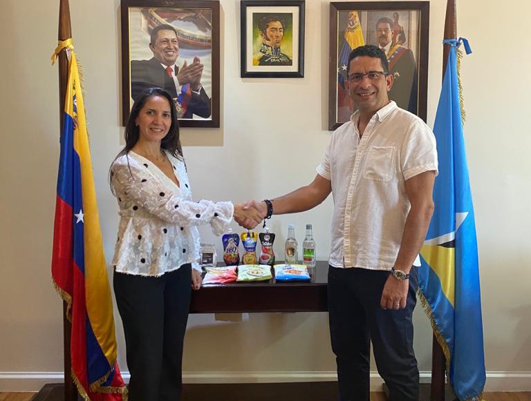 Embajada de Venezuela en Santa Lucía avanza en promoción de exportaciones venezolanas