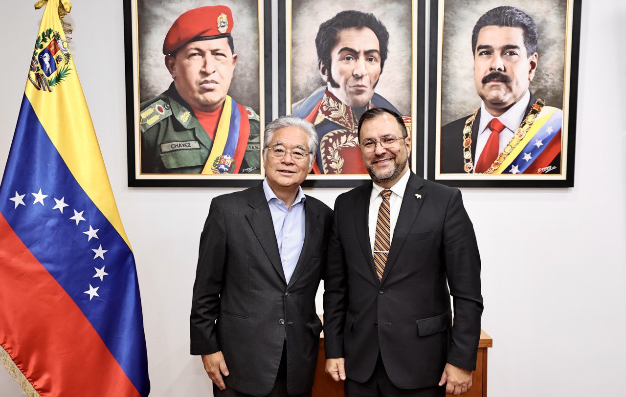 Canciller Yván Gil se reunió con el presidente de la Fundación Perseu Abramo