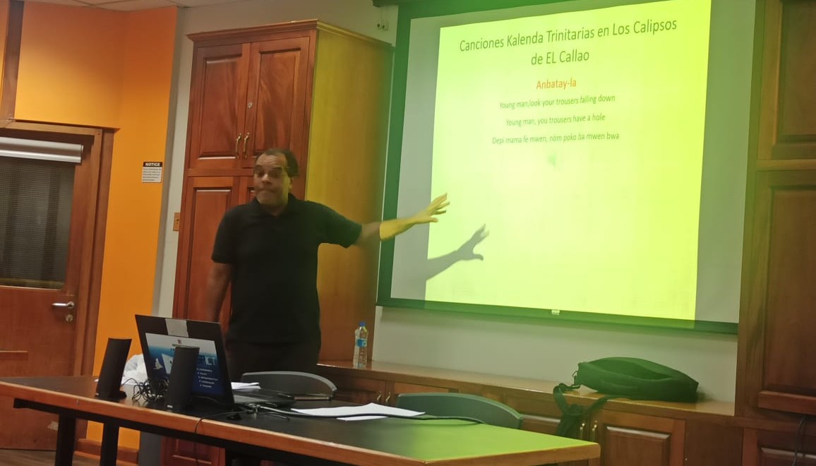 Estudiantes aprenden acerca de la influencia cultural trinitobaguense en Venezuela