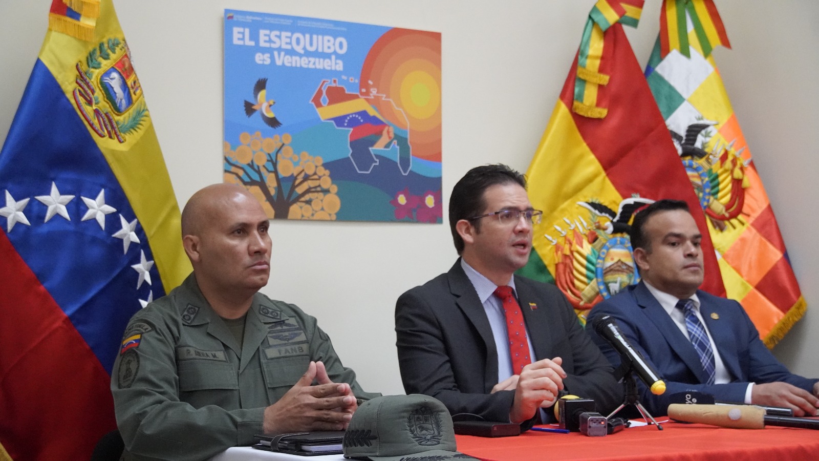 Embajada de Venezuela en Bolivia concede rueda de prensa para abordar tema del Esequibo