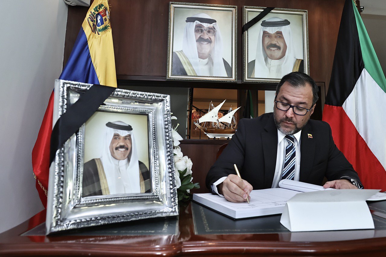 Canciller Yván Gil expresa condolencias del pueblo venezolano por fallecimiento del Emir de Kuwait