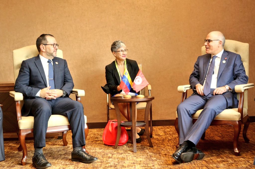 Venezuela y Túnez avanzan en el fortalecimiento de sus relaciones bilaterales en Cumbre Mnoal