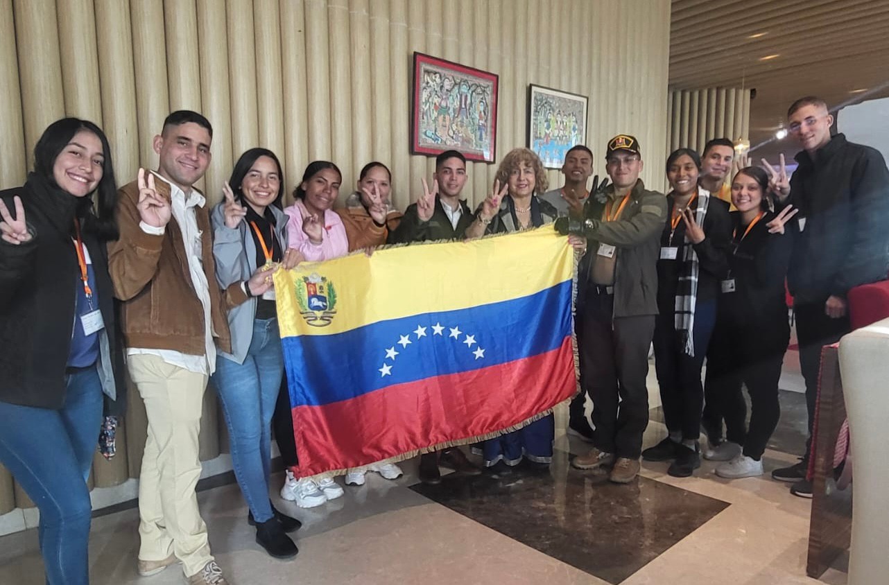 Delegación de oficiales venezolanos participa en Programa de Intercambio Juvenil en la India