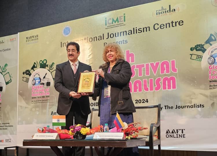Venezuela participa en el 12th Global Festival of Journalism en la India