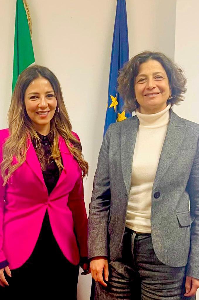 Jefa de Misión de Venezuela se reúne con Directora para América Latina de Cancillería italiana