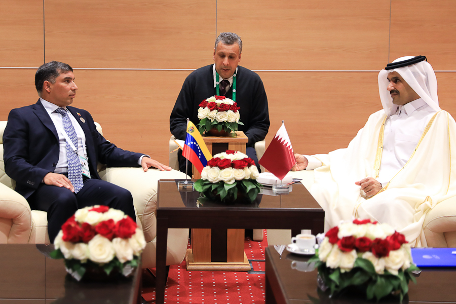 Caracas y Doha reafirman voluntad de aumentar cooperación en hidrocarburos