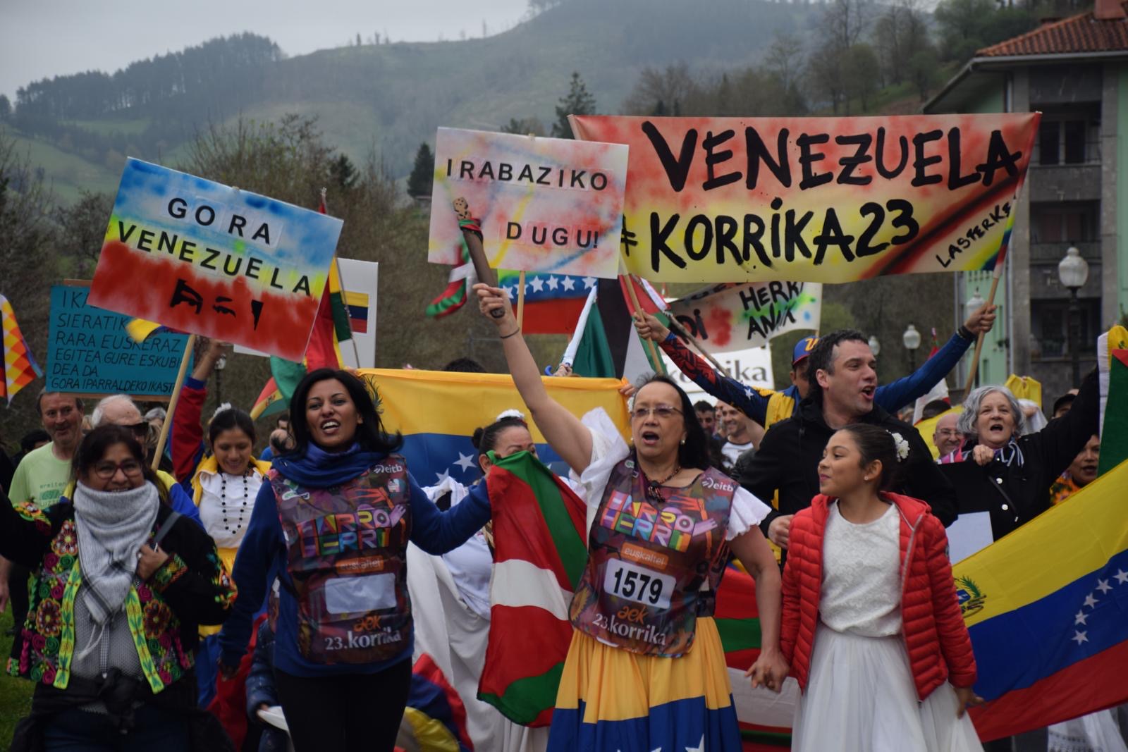 Venezuela participa en la 23ª edición de la Korrika en el País Vasco