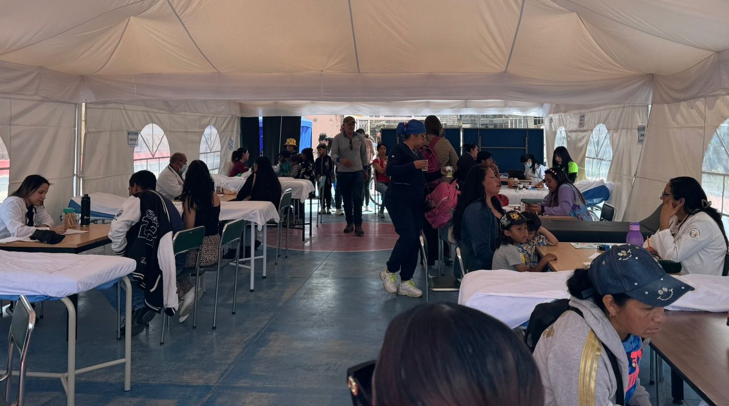 Consulado de Venezuela en Quito organizó segunda mega jornada de salud preventiva