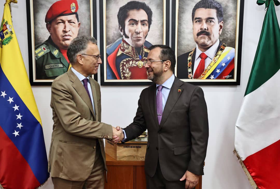 Venezuela e Italia revisan estado de sus relaciones bilaterales
