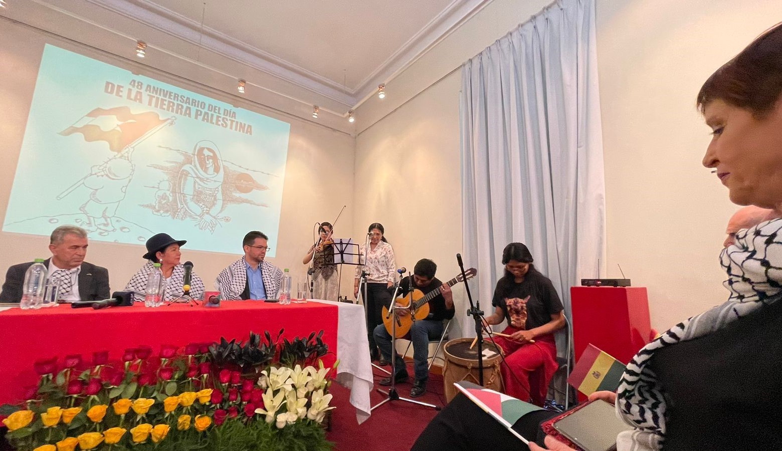 Conmemoran 48 años del Día de la Tierra Palestina desde la Embajada de Venezuela en Bolivia
