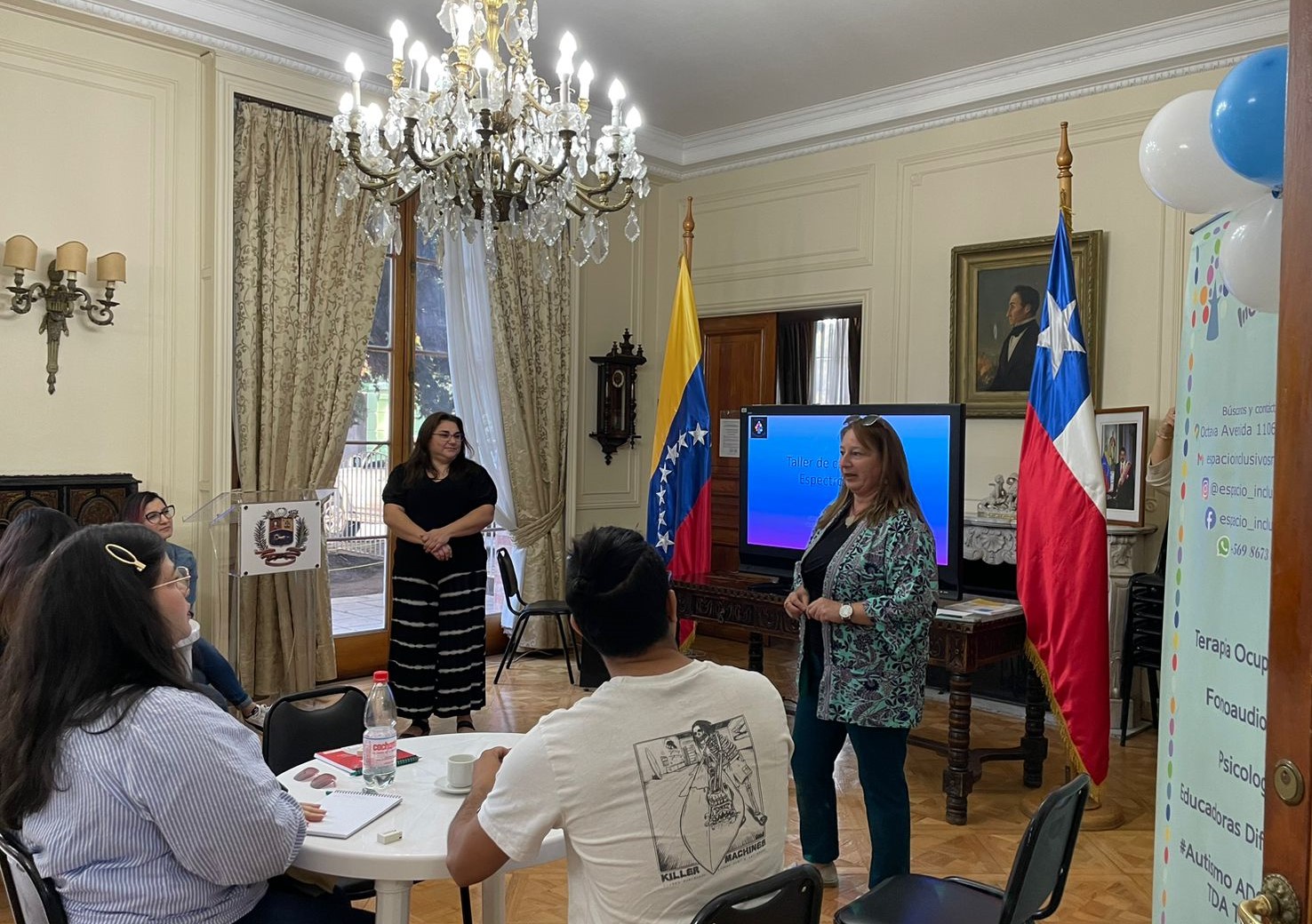 Embajada de Venezuela en Chile imparte taller sobre Condición de Espectro Autista