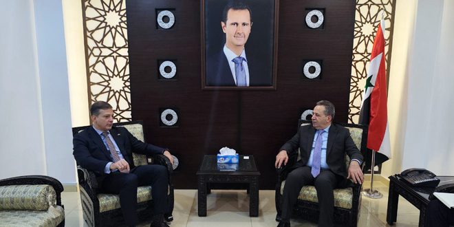 Embajador de Venezuela y Ministro de Petróleo y Recursos Minerales de Siria sostienen reunión de trabajo