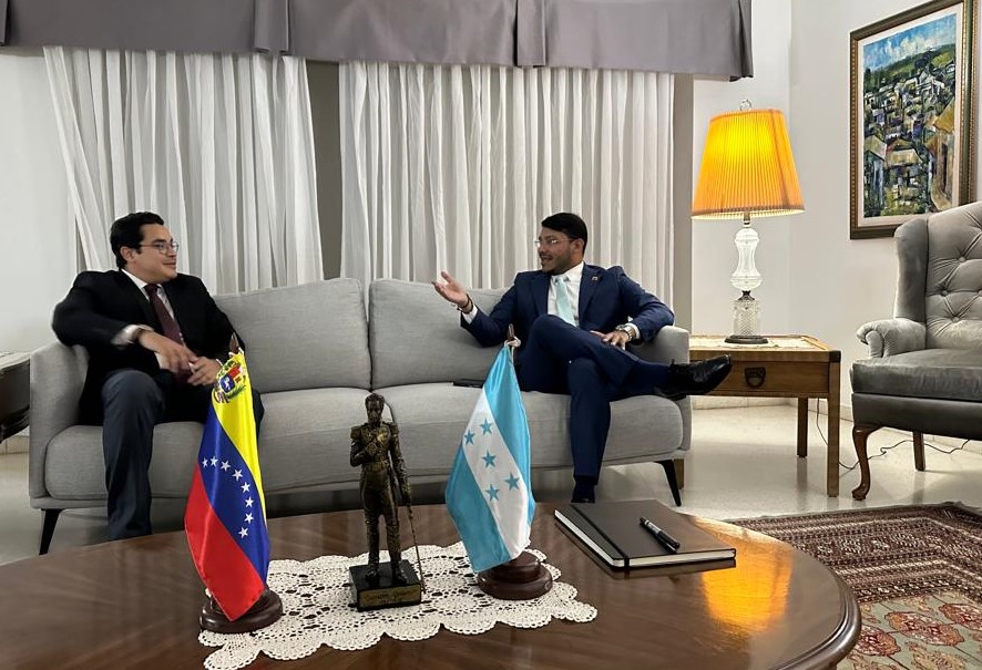 Viceministros de Venezuela y Honduras se reúnen para seguir fortaleciendo los lazos de amistad y cooperación