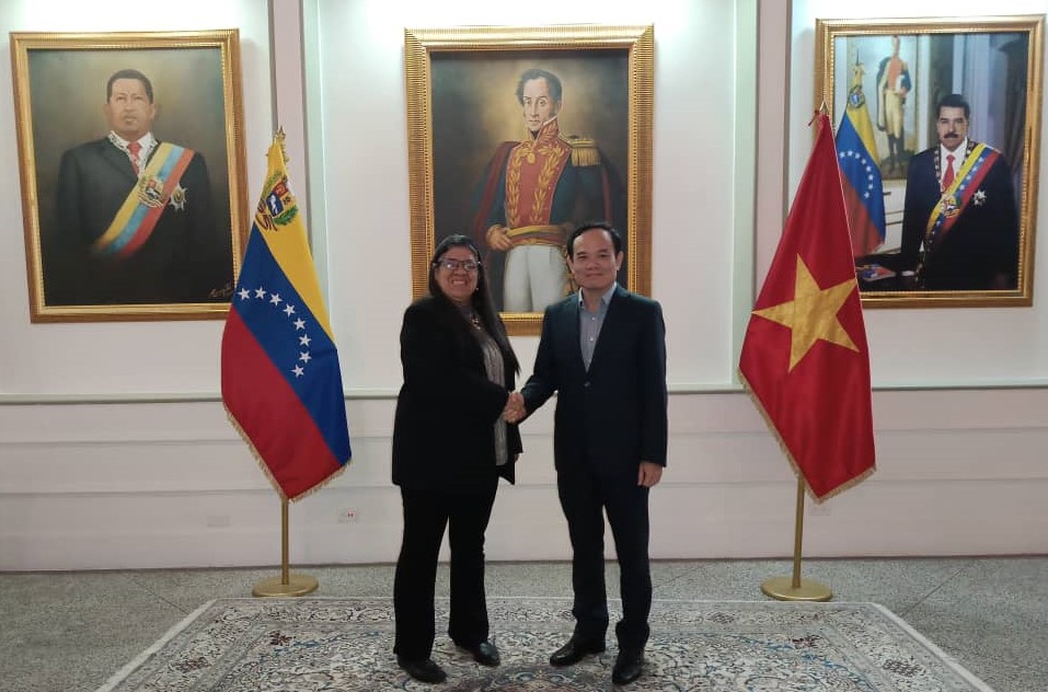 Venezuela recibe visita del Viceprimer Ministro de la República Socialista de Vietnam