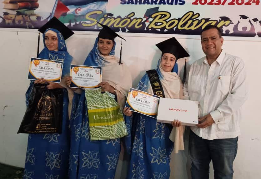 Venezuela presente en 8va promoción de Escuela “Simón Bolívar” en campamentos de refugiados saharauis en Argelia